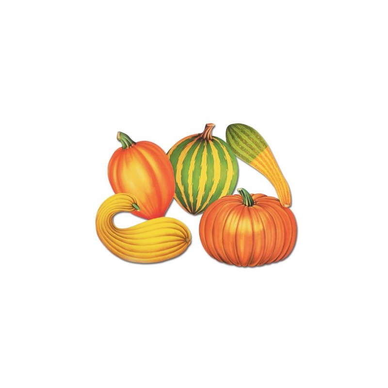 Beistle 5-Pack Decorative Fall Cutouts, 16-Inch