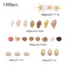 Baiinjiene 1300 PCS Small Seashells for Crafts, Tiny Mixed Sea