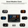 Smart Weather Clock WiFi Wireless Digital Weather Clock for Temperature