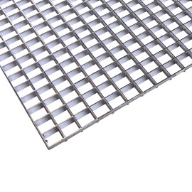 KastLite Chrome Egg Crate Fluorescent Light Covers - Nominal 2' x 2' Polystyrene Drop Ceiling Grid Diffuser & HVAC Air Vent Grille - 1/2"x1/2"x3/8" Cell Eggcrate Panels, 2-Pack - Manufactured in USA