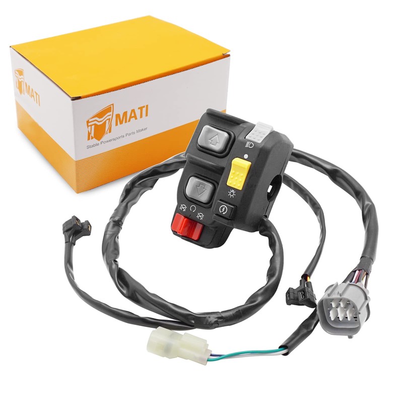 M MATI Electric Shift Control Switch Button Start Stop/Kill Headlight