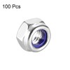 sourcing map Hex Lock Nuts - M5 x 0.8mm Stainless