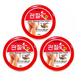 Sangpum Sangse Seolmyeong Chamejo 웰빙헬스 관절애 바르는 마사지크림 100g 3개 Wellbeing Health Joint Care Massage Cream 100g (3 Pack)