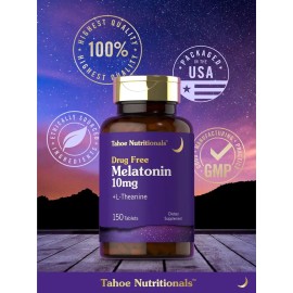 Tahoe Nutritionals Melatonina 12mg 90 Tab Disolución Rapida                                                                                           
