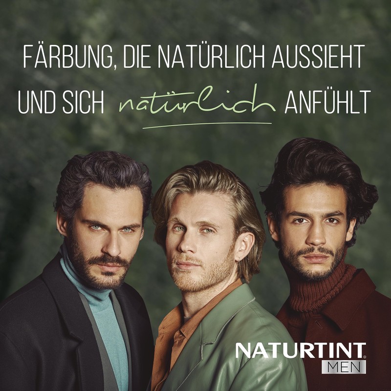 Naturtint Men Bio-Based, Ammonia-Free Permanent Colouring for Men, 100% Grey