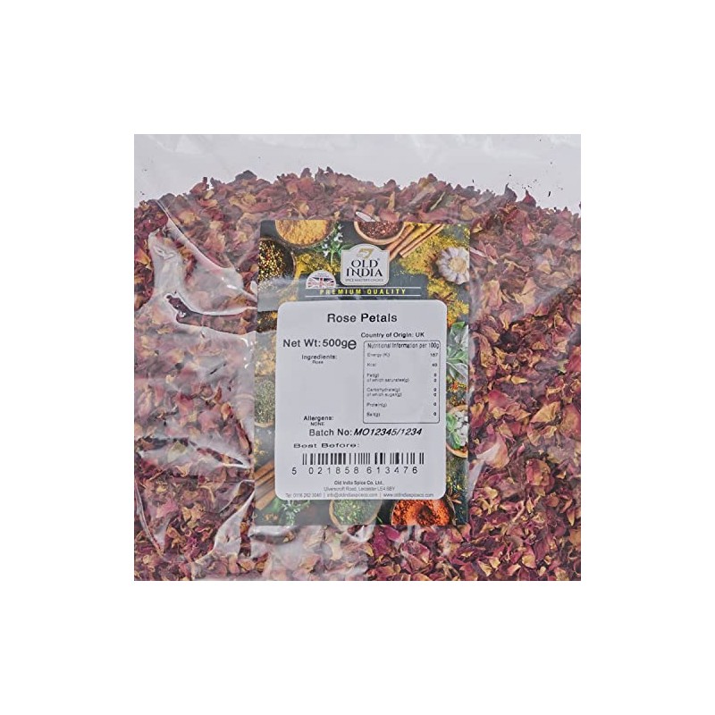 Old India Rose Petals 500g