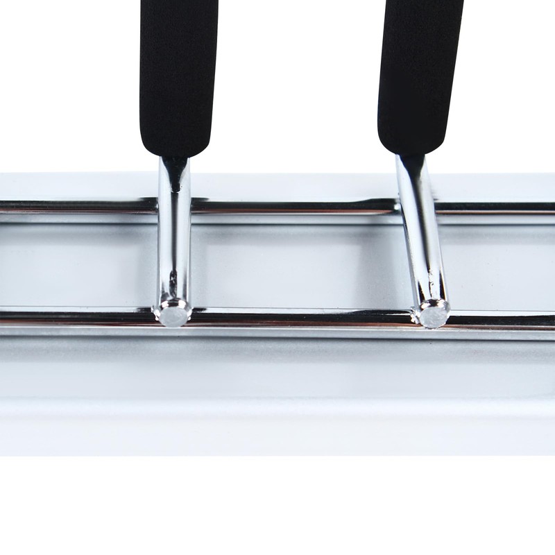 Pull Out Pants Rack Trousers Hanger, 9-Arm Steel Jeans Pants