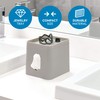 iDesign Cade Facial Tissue Box Cover, Boutique Box Bathroom Holder