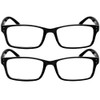 TruVision Readers Computer Reading Glasses 9603-CG-2PK-Black-3.50