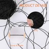2 Skeins Polyester Plastic Yarn Hand-Knitted Yarn-05#Black