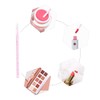 Elisel 100 Pcs Disposable Crystal Lip Brushes Make Up Lip