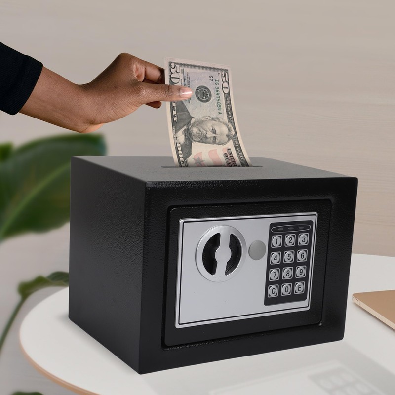 Darice Safe Box for Money – Safe with Electronic Combination
