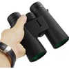 10X42 HD Professional Binoculars with Smartphone Adapter and Neck Strap,