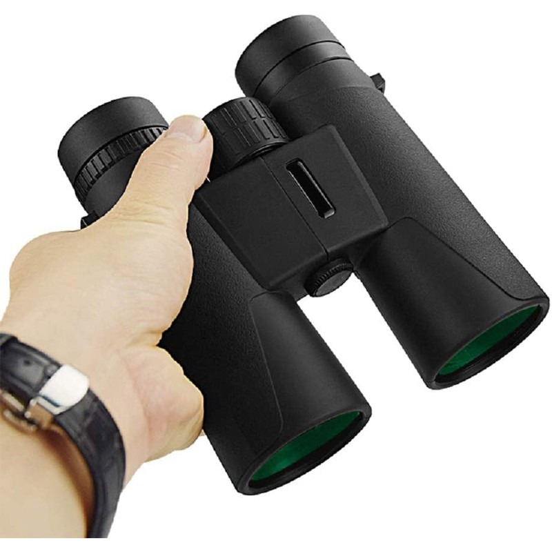 10X42 HD Professional Binoculars with Smartphone Adapter and Neck Strap,