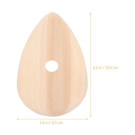 COHEALI Wooden Pottery Sculpting Ribs,Clay Sculpture Tools for Beginner Level Pottery and Smoothing, Cleaning, Carving, Shaping and Sculpting