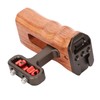 Universal Side Wooden Handle Grip Natural Adjustable Brazilian Wood Side