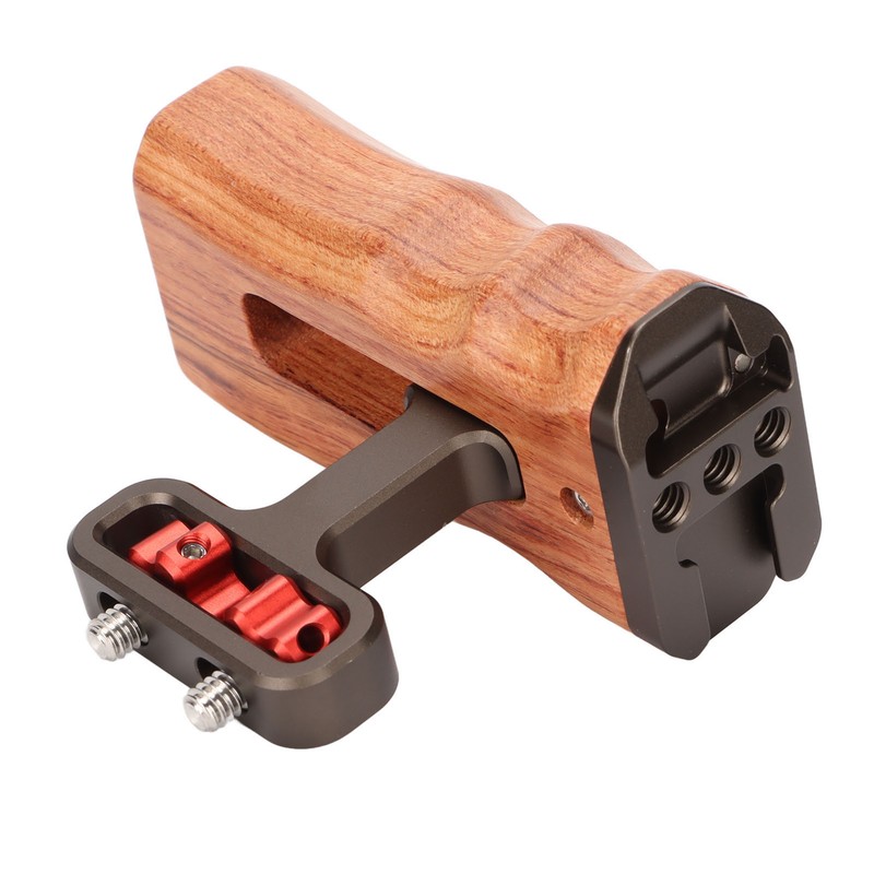 Universal Side Wooden Handle Grip Natural Adjustable Brazilian Wood Side