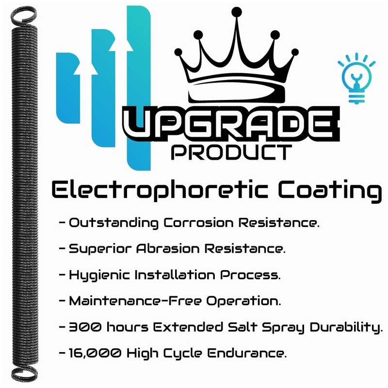 Blesseras 130-lbs. Garage Door Extension Spring Replacement Kit, 25'' Long,