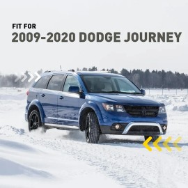 Unbranded Passenger RH Side Mirror Flags Molding Fit for 2009-2020 Dodge Journey 5178150AD