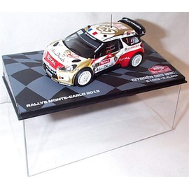 ixo Cïtròén DS3 WRC monte carlo rally 2013 S loeb & D elena car 1:43 scale diecast model