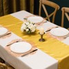 MuuXii Round Placemats Set of 4 Rose Gold Flower Tablemats