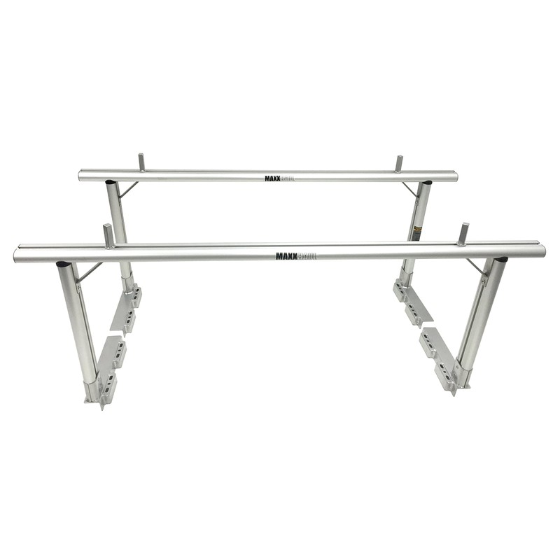 MaxxHaul 70423 Aluminum Truck Rack, 26" Uprights, 70" Crossbars, 400