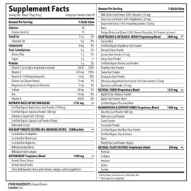 MacroLife Macro Greens Powder 38 Superfood Probiotics Antioxidants Digestive Enzymes & Adaptogen Supplement - Daily Super Green Juice & Smoothie Mix - Non-GMO Vegan Gluten-Free - 30 oz (90 Servings)