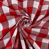 Richcheck 60" Gingham Check 1" Red, Fabric by the Yard