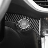 Car Engine Start Stop Real Carbon Fiber Accessories Decals Compatible