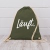 Shirtracer - Gym Bag Backpack - Sayings - Läuft -
