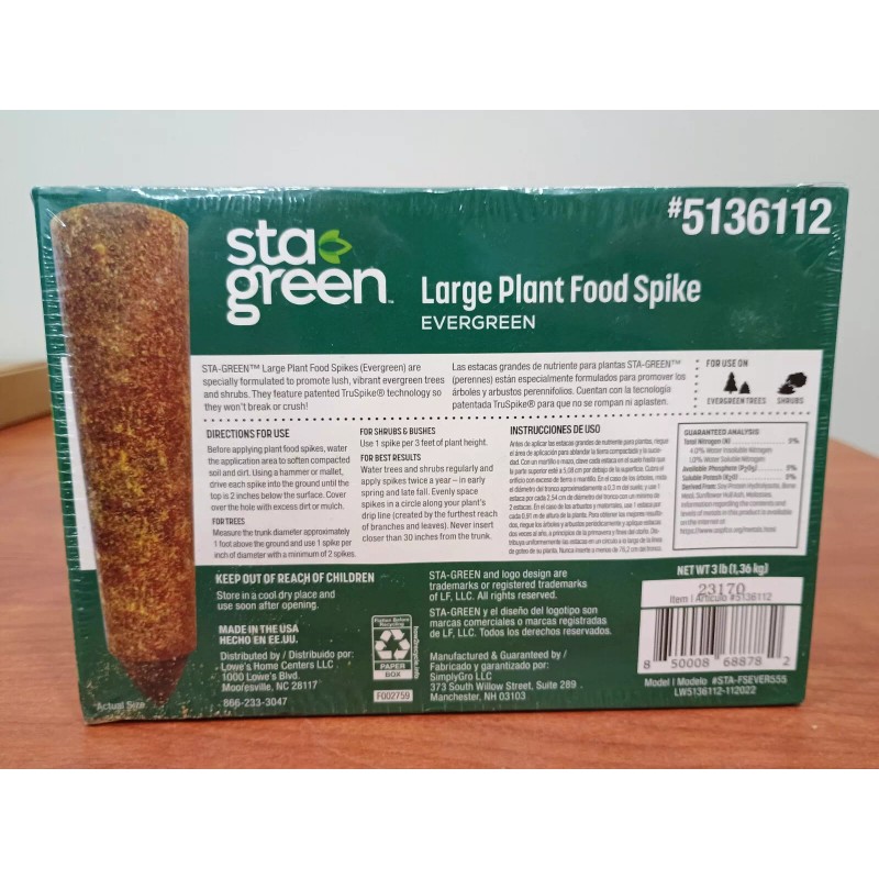 Green Green Sta-Green Large Plant Food Spike Trees & Shrubs