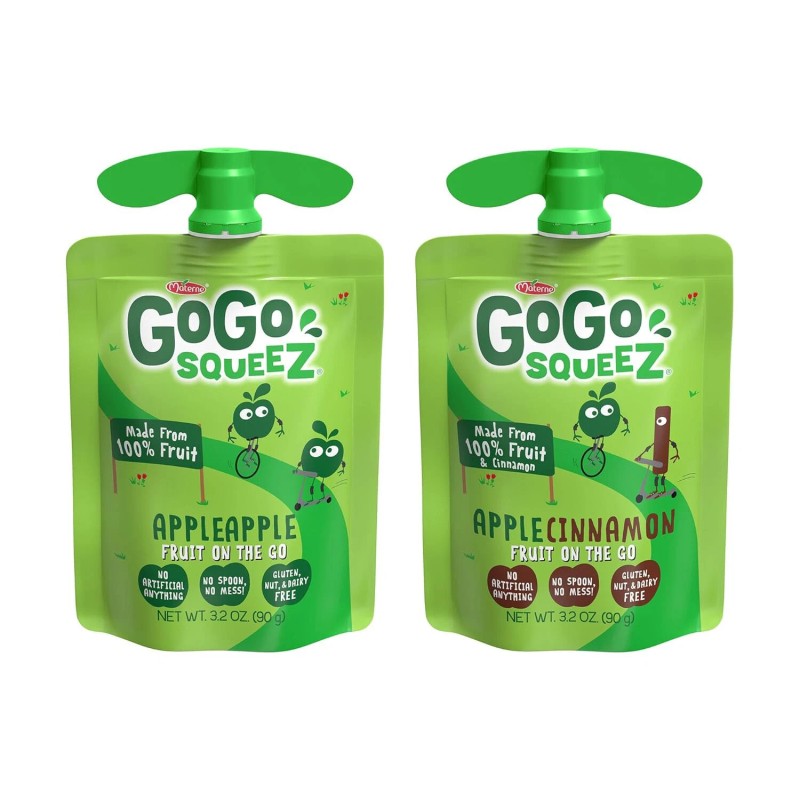 Undisclosed GoGo squeeZ Applesauce and Fruit Puree Variety Pack, Apple