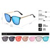 U.I STATION Square Sunglasses Womens Mens Oversized Mirrored lens U886