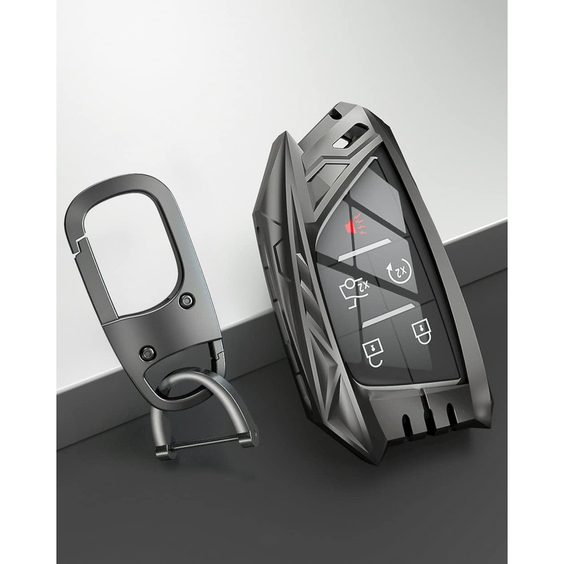 YONUFI for Corvette C8 Key Fob Cover Smart Key Case