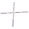 Yoga Pranayama Stick Purple Stainless Steel Correct Hunchback Open Shoulder