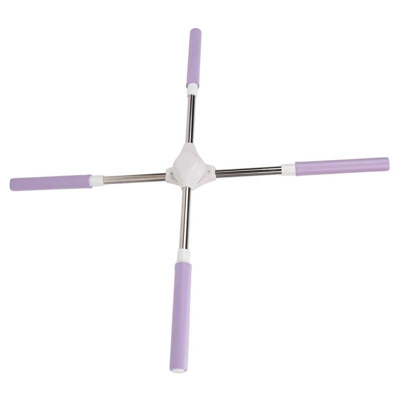 Yoga Pranayama Stick Purple Stainless Steel Correct Hunchback Open Shoulder