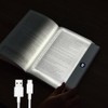 Strackvial Book Light, 3 Color Adjustable LED Flat Reading Light,