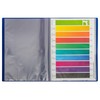 Display Book Q-CONNECT PP A4 380 Micron 20 Pockets Blue/Document