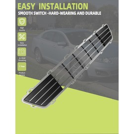 Front Bumper Lower Grill Compatible with Lincoln MKS 2009-2012 Front Driver Passenger Side OEM 8A5Z-17K945-CB