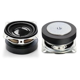 RAMWAY Mini Full Range Audio Speaker 4 Ohm 3W 45mm Size, Full Range Woofer for Audio, ESP32, Bluetooth Replacement & Demo Kits DIY (2-Packs)