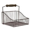 Treasure Gurus Rustic Metal Wire Storage Bin Basket Napkin Holder