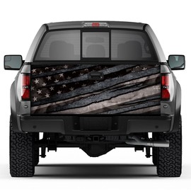 Factory Crafts Tailgate Vinyl Graphic Decal Wrap-Universal Trim to Fit Any Vehicle - 66"X25"- Subdued V2