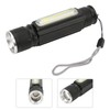 Flashlight Rechargeable Portable Aluminium Waterproof Nonslip Wearproof Pocket Flashlight