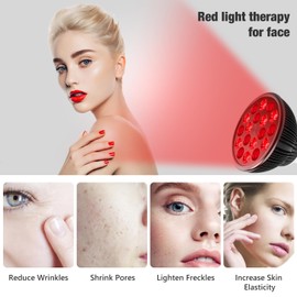 Aumtrly Red Light Therapy Lamp for Body and Face Use, 660nm Red Light and 850nm Near Infrared Light Combo, 36W Red Light Therapy Device with Stand (15-61in)