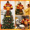 21 Inch Fall Tree Topper Thanksgiving Turkey Gnome Tree Topper