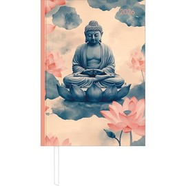 Buchkalender Style Zen 2026 - Büro-Kalender A5 - Cheftimer - 1 Tag 1 Seite - 352 Seiten - Achtsamkeit - Alpha Edition