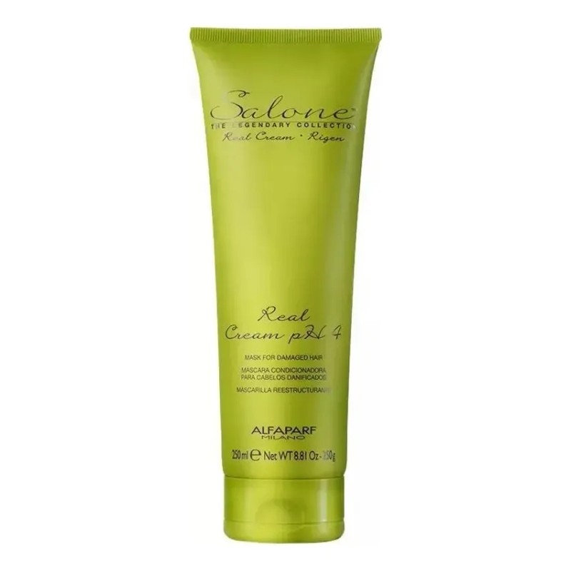 Salone Alfaparf Real Cream Ph 4 Cabello Tratamiento Quemado