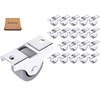 SKIR'CO Pack of 20 Small 25 mm Furniture Castors Rubber