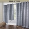 always4u Soft Velvet Curtains 95 Inch Length Luxury Bedroom Curtains