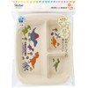 SKATER XP7AG-A Baby Tableware Lunch Plate for Kids, Antibacterial, Plastic,